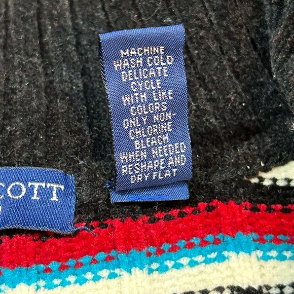 Karen Scott stripped quarter zip sweater - Picture 8 of 10